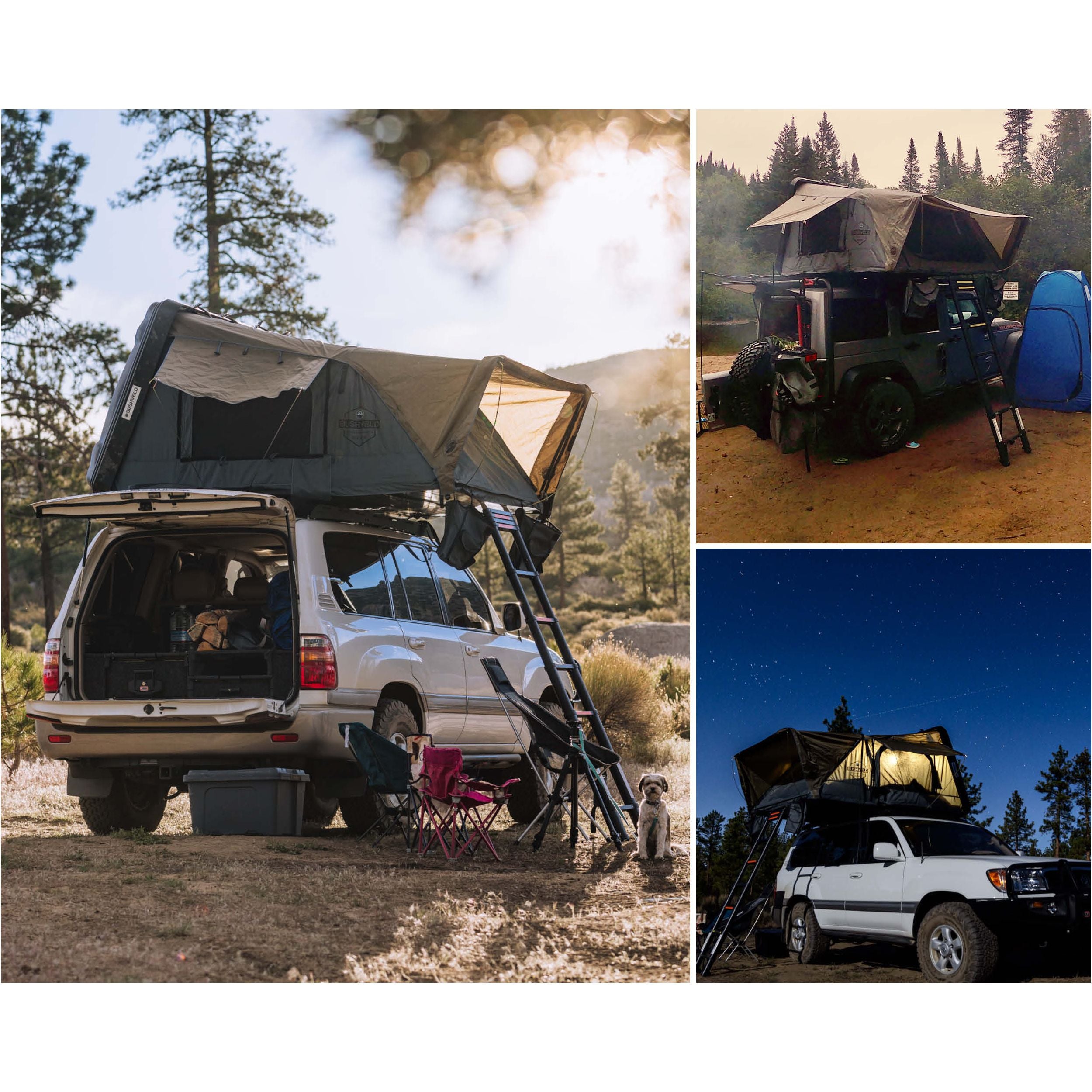 Overland Vehicle Systems Bushveld 2 Hard Shell Roof Top Tent