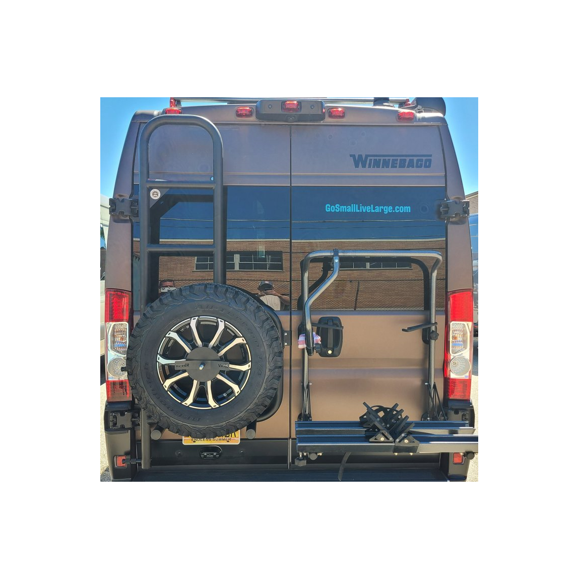 Rover Vans Tire Carrier & Ladder Combo