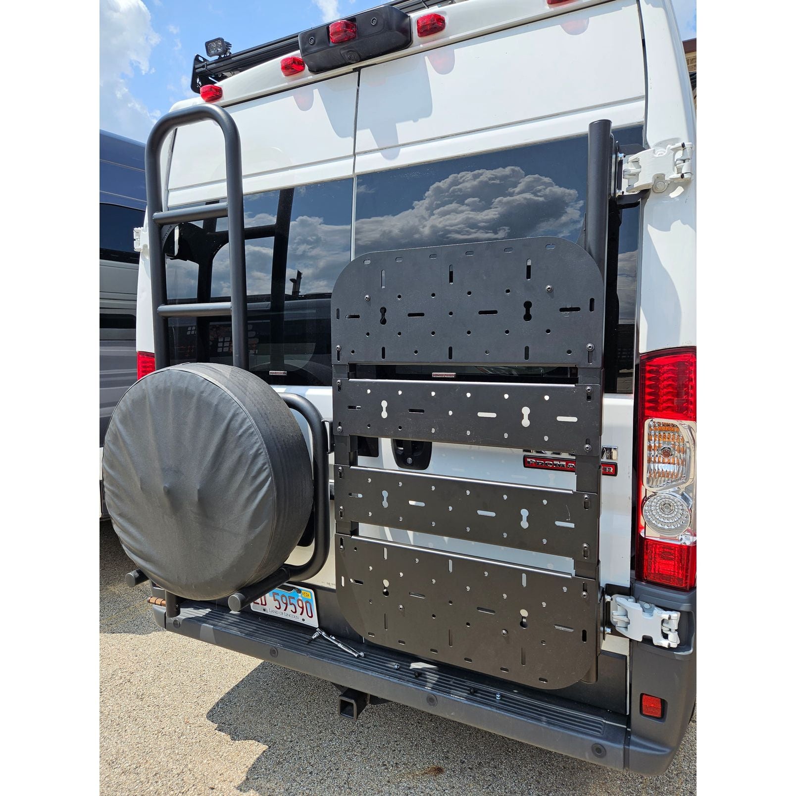 Rover Vans Tire Carrier & Ladder Combo for Promaster